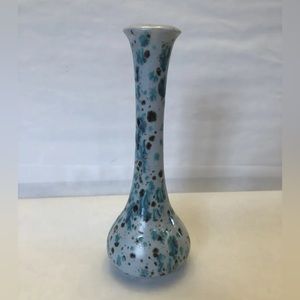 Vintage Hand Painted Ceramic 6 inch Bud Vase By Lillian.